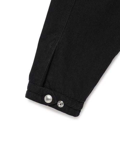 Cavish(カビシ)の「WASHED PATCHWORK JACKET BLACK(CV2EFUB931A)(デニムジャケット・レディース・ブラック・SMALL/MEDIUM/LARGE)」の7枚目の写真