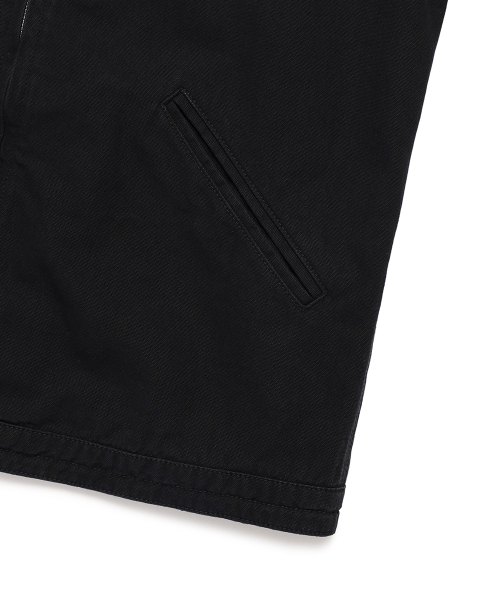 Cavish(カビシ)の「WASHED PATCHWORK JACKET BLACK(CV2EFUB931A)(デニムジャケット・レディース・ブラック・SMALL/MEDIUM/LARGE)」の8枚目の写真