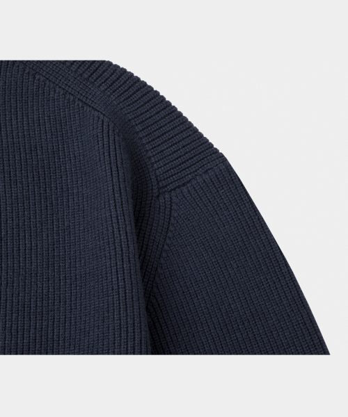 LETTERCOMO(レテルコモ)の「エッセンシャルハチラウンドニットネイビー(ニット/セーター・レディース・その他・MEDIUM/LARGE)」の4枚目の写真