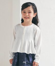 apres les cours | ペプラムカーディガン_ジュニア対応(カーディガン/ボレロ)