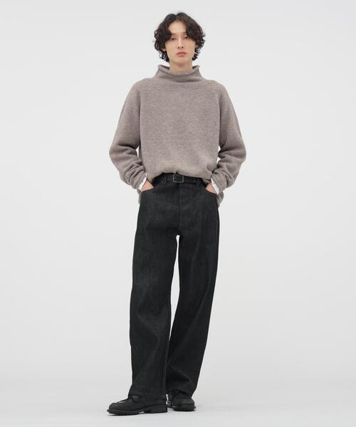 MHL.(エムエイチエル)の「DRY WOOL KNITWEAR(ニット/セーター・メンズ・グレー系その他6/ブルー・LARGE/MEDIUM)」の10枚目の写真
