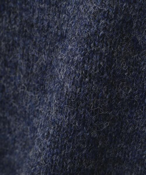 MHL.(エムエイチエル)の「DRY WOOL KNITWEAR(ニット/セーター・メンズ・グレー系その他6/ブルー・LARGE/MEDIUM)」の3枚目の写真