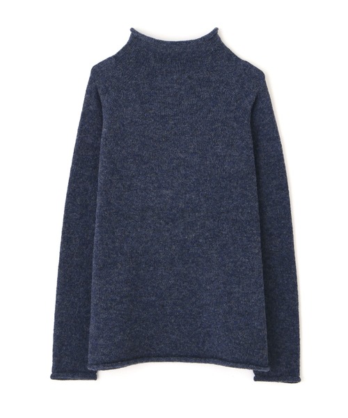 MHL.(エムエイチエル)の「DRY WOOL KNITWEAR(ニット/セーター・メンズ・グレー系その他6/ブルー・LARGE/MEDIUM)」の4枚目の写真