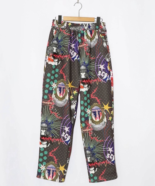 ScoLar（スカラー）の「153720：ダークメルヘン風 3柄展開ボンディングパンツ（その他パンツ・レディース・チャコールグレー/ブラック/グリーン・M）」の2枚目の写真