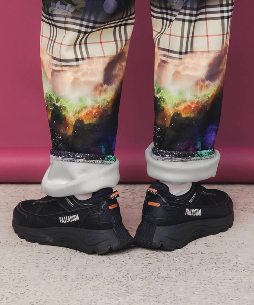 ScoLar（スカラー）の「153720：ダークメルヘン風 3柄展開ボンディングパンツ（その他パンツ・レディース・チャコールグレー/ブラック/グリーン・M）」の10枚目の写真