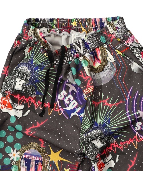 ScoLar（スカラー）の「153720：ダークメルヘン風 3柄展開ボンディングパンツ（その他パンツ・レディース・チャコールグレー/ブラック/グリーン・M）」の16枚目の写真