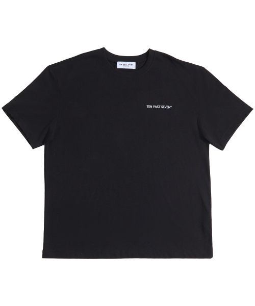 TEN PAST SEVEN(テン ファスト セブン)の「オーバーサイズTシャツ - ブラック(Tシャツ/カットソー・メンズ・その他・SMALL/MEDIUM/LARGE)」の1枚目の写真