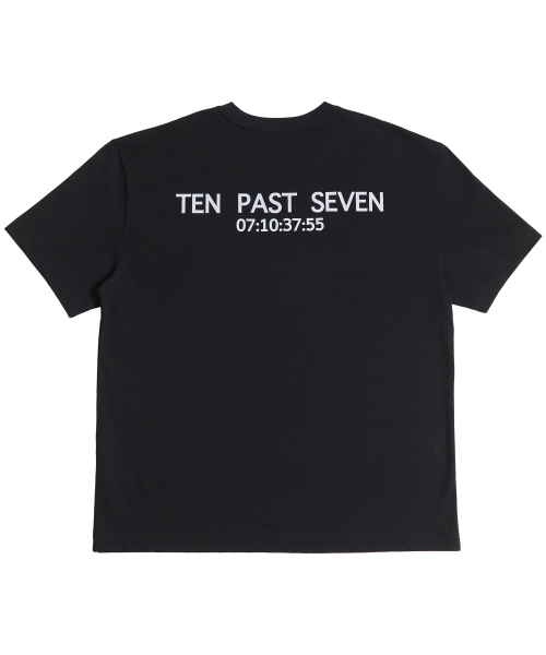 TEN PAST SEVEN(テン ファスト セブン)の「オーバーサイズTシャツ - ブラック(Tシャツ/カットソー・メンズ・その他・SMALL/MEDIUM/LARGE)」の2枚目の写真
