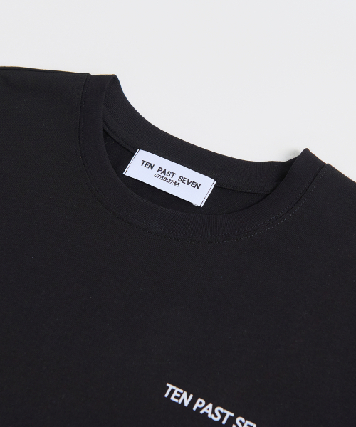 TEN PAST SEVEN(テン ファスト セブン)の「オーバーサイズTシャツ - ブラック(Tシャツ/カットソー・メンズ・その他・SMALL/MEDIUM/LARGE)」の3枚目の写真