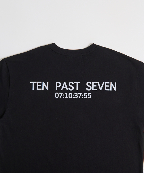 TEN PAST SEVEN(テン ファスト セブン)の「オーバーサイズTシャツ - ブラック(Tシャツ/カットソー・メンズ・その他・SMALL/MEDIUM/LARGE)」の5枚目の写真