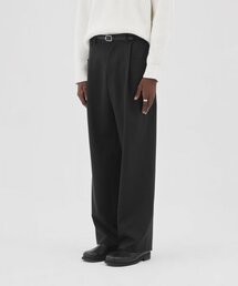 MUILL（ミュール）の「ビッグポケットワイドスラックス（チャコール）（スラックス）」