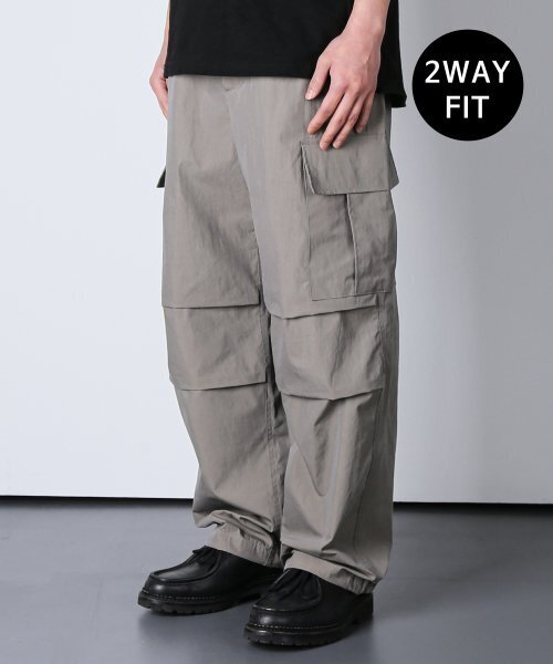 KND(ケイエヌディ)の「M-65 ナイロンフィールドカーゴ2WAYパンツ グレー(その他パンツ・メンズ・その他・X-LARGE)」の1枚目の写真