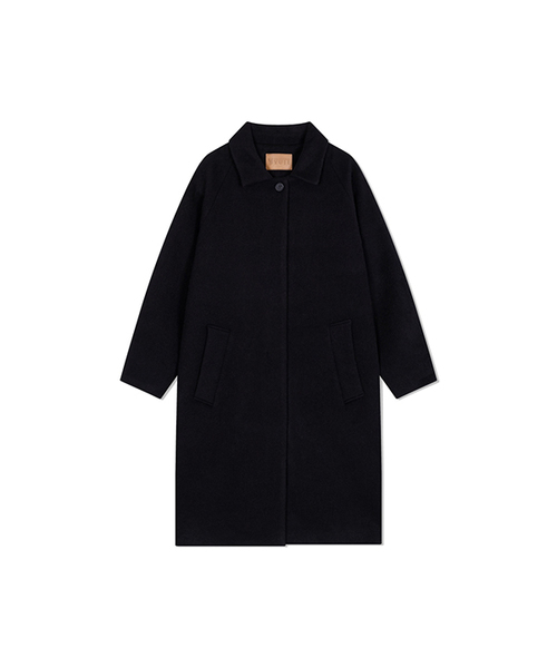 Yuje（ユジェ）の「ANGORA RAGLAN COAT (2color)（チェスターコート・レディース・ブラック/Cream・FREE）」の2枚目の写真