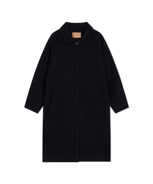 Yuje（ユジェ）の「ANGORA RAGLAN COAT (2color)（チェスターコート・レディース・ブラック/Cream・FREE）」の11枚目の写真