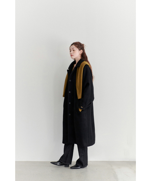 Yuje（ユジェ）の「ANGORA RAGLAN COAT (2color)（チェスターコート・レディース・ブラック/Cream・FREE）」の19枚目の写真