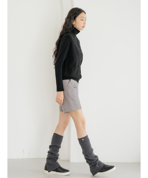 NITINA(ニティナ)の「ウール100 ニットベストBK(ベスト・レディース・ブラック・SMALL/MEDIUM)」の4枚目の写真