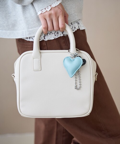 coen（コーエン）の「ハートモチーフキーチェーン（キーホルダー・レディース・ナチュラル/ライトブルー/ブラック/レッド/ライトグレー・FREE）」の7枚目の写真