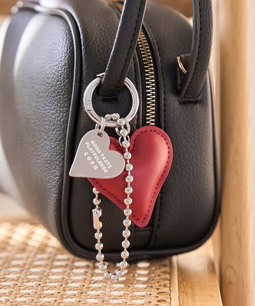 coen（コーエン）の「ハートモチーフキーチェーン（キーホルダー・レディース・ナチュラル/ライトブルー/ブラック/レッド/ライトグレー・FREE）」の11枚目の写真