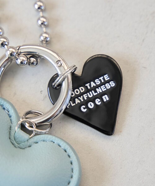 coen（コーエン）の「ハートモチーフキーチェーン（キーホルダー・レディース・ナチュラル/ライトブルー/ブラック/レッド/ライトグレー・FREE）」の13枚目の写真