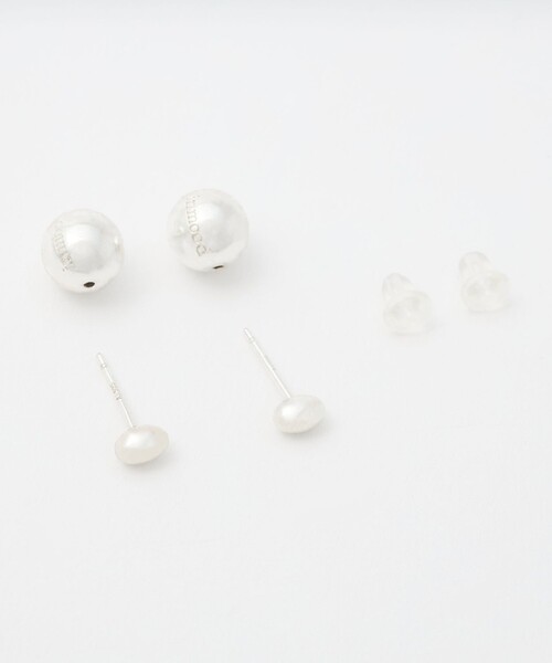 in mood（インムード）の「＜in mood＞MICRO STONE ピアス（ピアス（両耳用）・レディース・シルバー・FREE）」の2枚目の写真