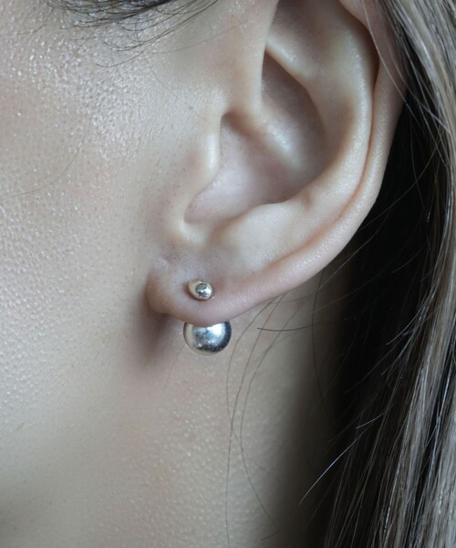 in mood（インムード）の「＜in mood＞MICRO STONE ピアス（ピアス（両耳用）・レディース・シルバー・FREE）」の10枚目の写真