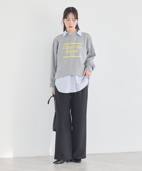 earth music&ecology(アースミュージックアンドエコロジー)の「【2WAY】ラップスカート付きパンツ(その他パンツ・レディース・グレー/ブラック・S/M)」の20枚目の写真