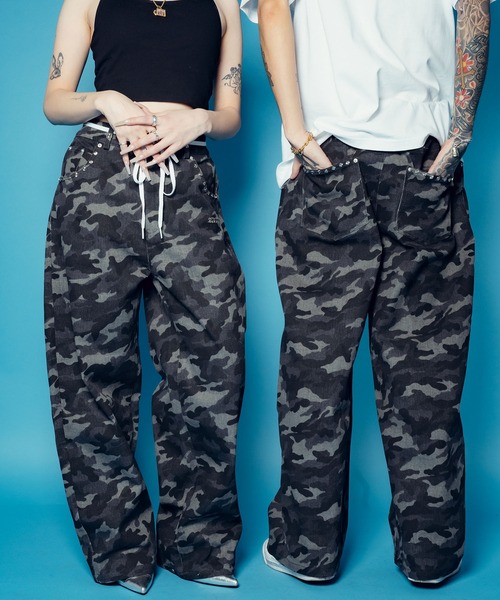 Subciety(サブサエティ)の「【WOMENS】Camouflage baggy pants(その他パンツ・レディース・カーキ/ブラック・FREE)」の13枚目の写真