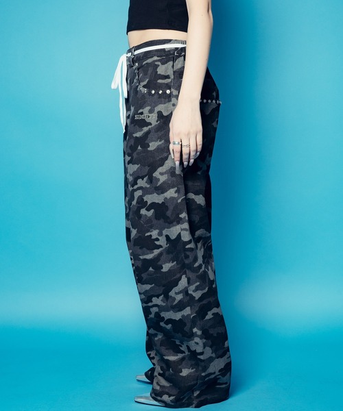Subciety(サブサエティ)の「【WOMENS】Camouflage baggy pants(その他パンツ・レディース・カーキ/ブラック・FREE)」の5枚目の写真
