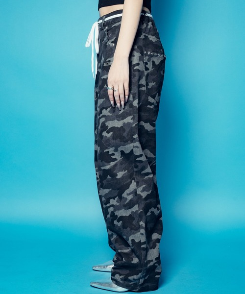 Subciety(サブサエティ)の「【WOMENS】Camouflage baggy pants(その他パンツ・レディース・カーキ/ブラック・FREE)」の9枚目の写真