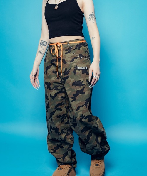 Subciety(サブサエティ)の「【WOMENS】Camouflage baggy pants(その他パンツ・レディース・カーキ/ブラック・FREE)」の21枚目の写真