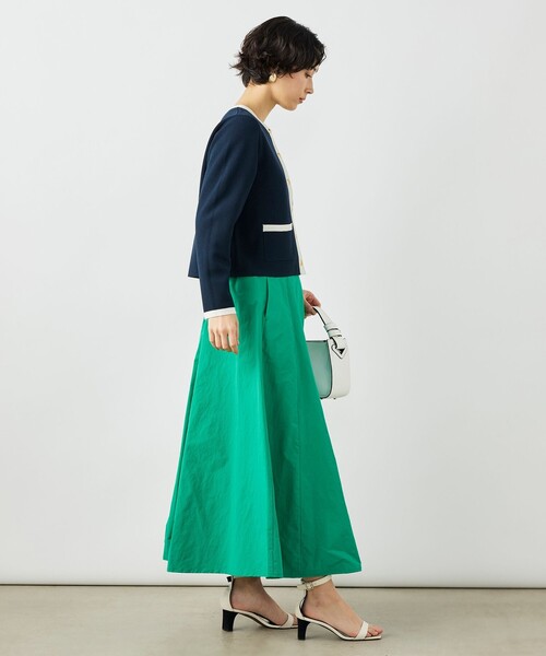 NOLLEY’S（ノーリーズ）の「《手洗い可能》ビオグレースミラノリブジャケット（カーディガン/ボレロ・レディース・ホワイト系その他2/ブルー系その他6/サーモンピンク・38）」の17枚目の写真