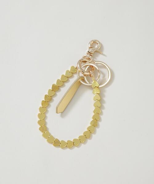 HASHIBAMI（ハシバミ）の「HASHIBAMI/ヘマタイト ハート スマホハンドストラップ（スマホグッズ・レディース・ゴールド/シルバー・FREE）」の9枚目の写真