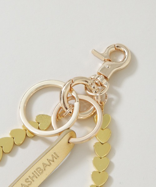HASHIBAMI（ハシバミ）の「HASHIBAMI/ヘマタイト ハート スマホハンドストラップ（スマホグッズ・レディース・ゴールド/シルバー・FREE）」の5枚目の写真