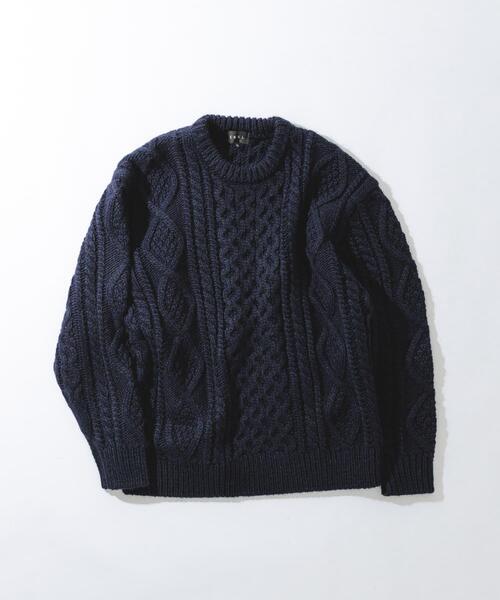 セール】アランニットプルオーバー（ニット/セーター）｜EKAL（エカル