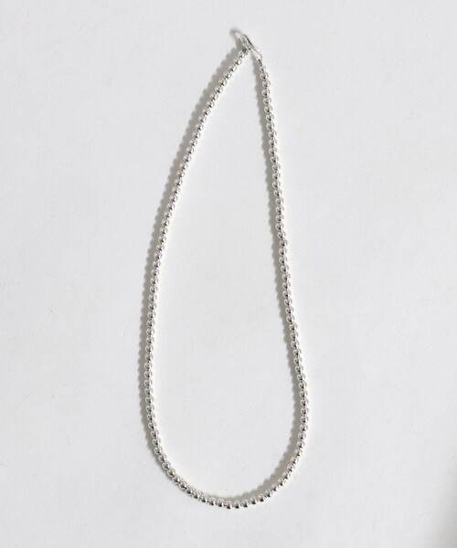 Indian Jewelry(インディアンジュエリー)の「【Indian Jewelry / インディアンジュエリー】ナバホパールネックレス / 4mm丸玉46cm / シルバー / ユニセックス(ネックレス・レディース・シルバー・フリー)」の11枚目の写真