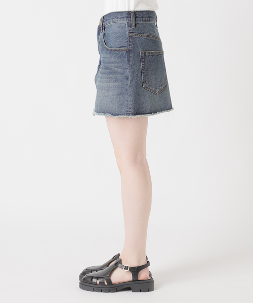 JOURNAL STANDARD(ジャーナルスタンダード)の「10OZデニム ミニスカート(デニムスカート・レディース・ブルー系その他・FREE)」の10枚目の写真