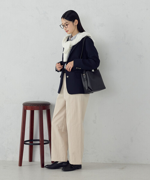 MONO COMME CA(モノコムサ)の「2WAY ワンショルダー(ショルダーバッグ・レディース・ベージュ/ブラック/グレー・FREE)」の6枚目の写真