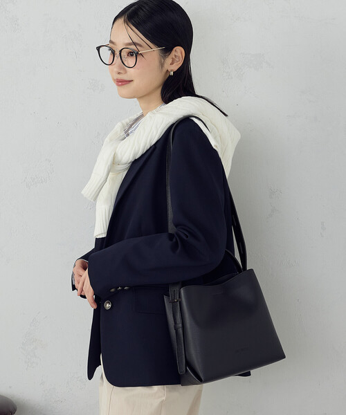 MONO COMME CA(モノコムサ)の「2WAY ワンショルダー(ショルダーバッグ・レディース・ベージュ/ブラック/グレー・FREE)」の8枚目の写真