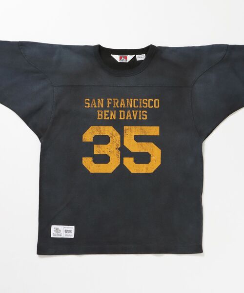 BEN DAVIS(ベンデイビス)の「【BEN DAVIS(ベンデイビス)】VNTG FOOTBALL TEE / Tシャツ クルーネック 七分丈 ナンバリング プリント ユニセックス 加工(Tシャツ/カットソー・メンズ・ブラック/ネイビー/レッド/ホワイト系その他・X-LARGE/LARGE/MEDIUM)」の22枚目の写真
