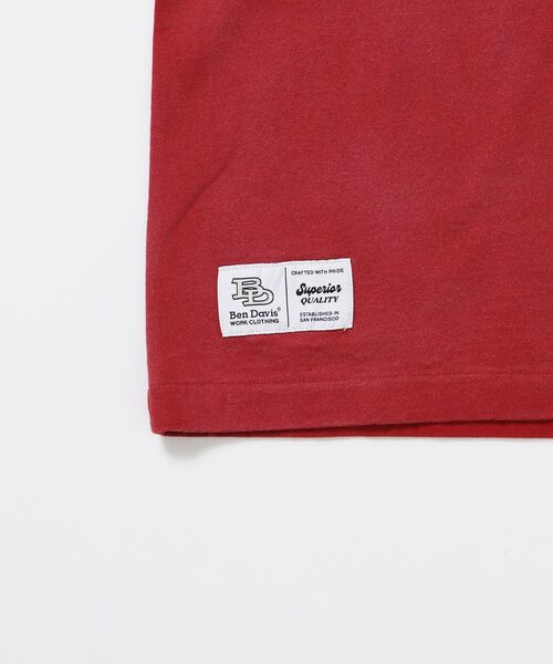 BEN DAVIS(ベンデイビス)の「【BEN DAVIS(ベンデイビス)】VNTG FOOTBALL TEE / Tシャツ クルーネック 七分丈 ナンバリング プリント ユニセックス 加工(Tシャツ/カットソー・メンズ・ブラック/ネイビー/レッド/ホワイト系その他・X-LARGE/LARGE/MEDIUM)」の19枚目の写真