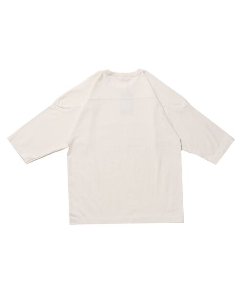 BEN DAVIS(ベンデイビス)の「【BEN DAVIS(ベンデイビス)】VNTG FOOTBALL TEE / Tシャツ クルーネック 七分丈 ナンバリング プリント ユニセックス 加工(Tシャツ/カットソー・メンズ・ブラック/ネイビー/レッド/ホワイト系その他・X-LARGE/LARGE/MEDIUM)」の6枚目の写真