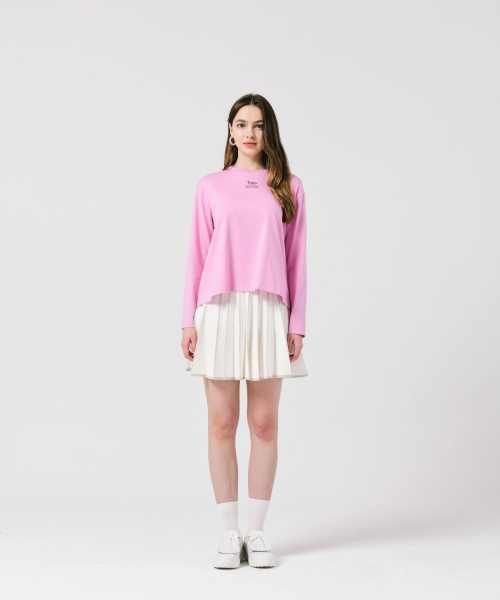 LORDLOAR(ロードロアル)の「ロロプリンティングベーシック長袖Tシャツ PINK(Tシャツ/カットソー・レディース・その他・MEDIUM/SMALL/LARGE)」の3枚目の写真
