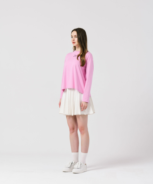 LORDLOAR(ロードロアル)の「ロロプリンティングベーシック長袖Tシャツ PINK(Tシャツ/カットソー・レディース・その他・MEDIUM/SMALL/LARGE)」の4枚目の写真