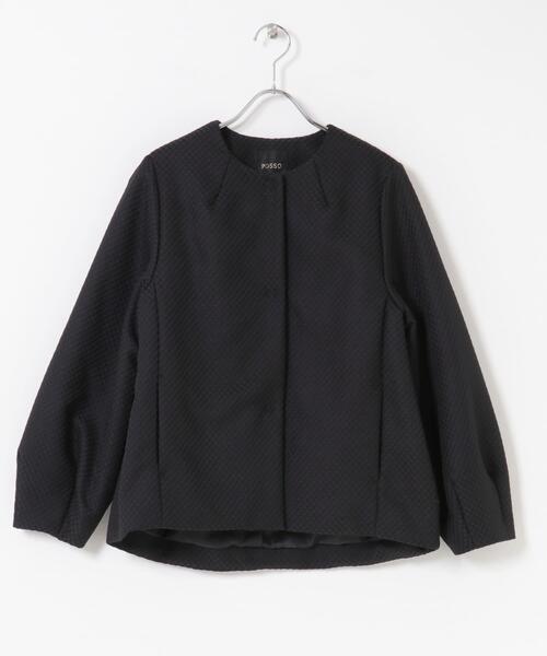 URBAN RESEARCH ROSSO WOMEN(アーバンリサーチ ロッソ)の「『WEB/一部店舗限定』中綿ジャガードジャケット(ダウンジャケット/コート・レディース・ブラック・FREE)」の14枚目の写真