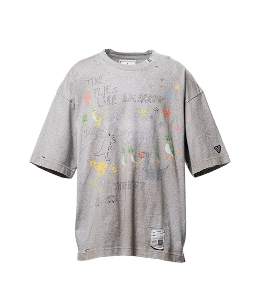 Maison MIHARA YASUHIRO(メゾンミハラヤスヒロ)の「Kids Doodle Printed T-shirt(Tシャツ/カットソー・メンズ・ホワイト/ブラック/グレー・44/48/46)」の3枚目の写真
