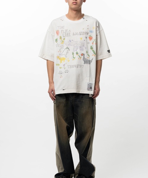 Maison MIHARA YASUHIRO(メゾンミハラヤスヒロ)の「Kids Doodle Printed T-shirt(Tシャツ/カットソー・メンズ・ホワイト/ブラック/グレー・44/48/46)」の5枚目の写真
