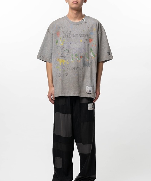 Maison MIHARA YASUHIRO(メゾンミハラヤスヒロ)の「Kids Doodle Printed T-shirt(Tシャツ/カットソー・メンズ・ホワイト/ブラック/グレー・44/48/46)」の15枚目の写真