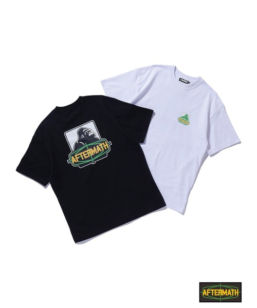AFTERMATH(アフターマス)の「XLARGE×AFTERMATH S/S TEE(Tシャツ/カットソー・メンズ・ホワイト/ブラック・XL/L/M/S)」の4枚目の写真