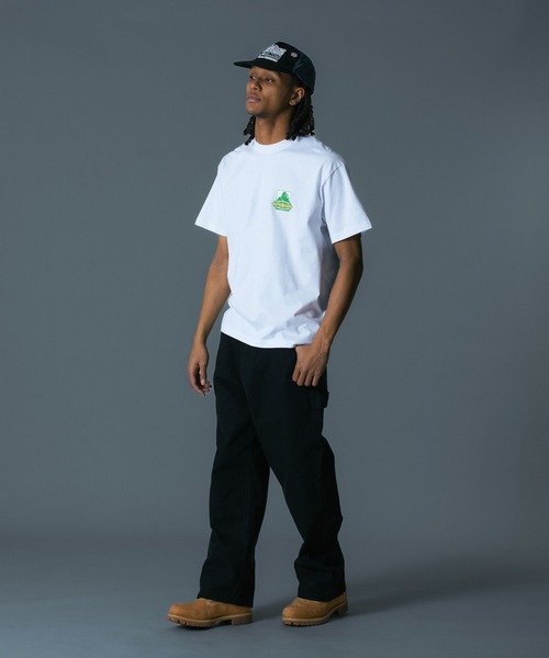 AFTERMATH(アフターマス)の「XLARGE×AFTERMATH S/S TEE(Tシャツ/カットソー・メンズ・ホワイト/ブラック・XL/L/M/S)」の8枚目の写真