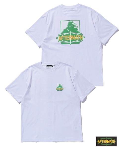 AFTERMATH(アフターマス)の「XLARGE×AFTERMATH S/S TEE(Tシャツ/カットソー・メンズ・ホワイト/ブラック・XL/L/M/S)」の3枚目の写真